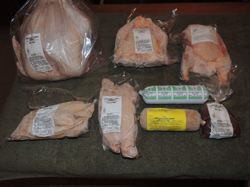 Simpson Family Farms Turducken Ingredients